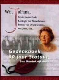 Cover of a commemorative volume marking fifty years of the Charter for the Kingdom