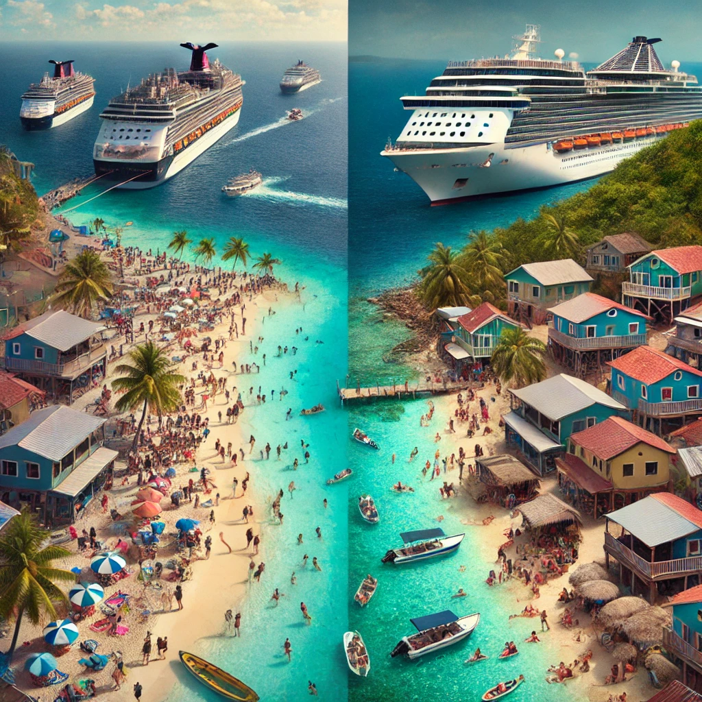 The Two Faces of Tourism: On one side, overtourism crowds the beaches, overwhelms infrastructure, and transforms local businesses into tourist traps. On the other, a sustainable approach preserves cultural authenticity, community well-being, and the island’s true spirit. Which path will we choose?