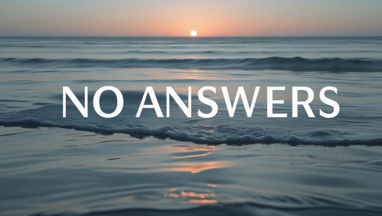 Gone Fishing: When the Sea Doesn’t Answer Back